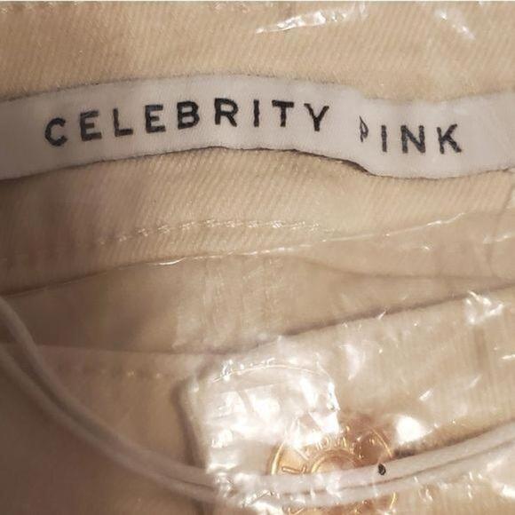 CELEBRITY PINK Juniors Colored Cutoff Denim Shorts - Picture 4 of 5